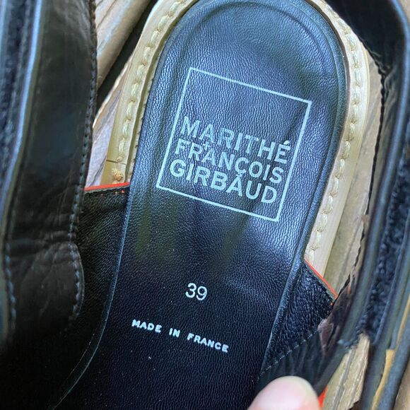 Marithe Francois Girbaud Sling Back Mule‎ Shoe Women's EU 39 Color Red - Picture 6 of 8